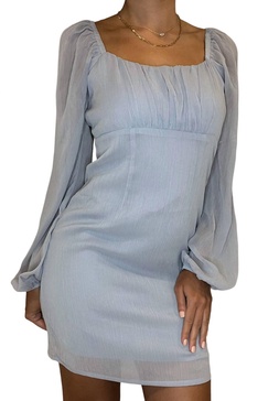 iliana mini dress in blue