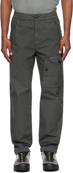 Gray Microreps Loose Cargo Pants