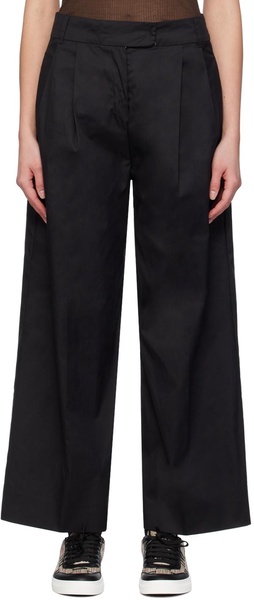 Cassia cotton-blend poplin wide-leg pants