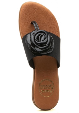Nara Sandal Black Patent