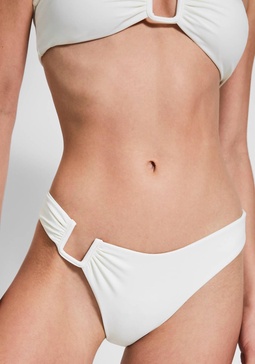alyssa bikini bottom in off white