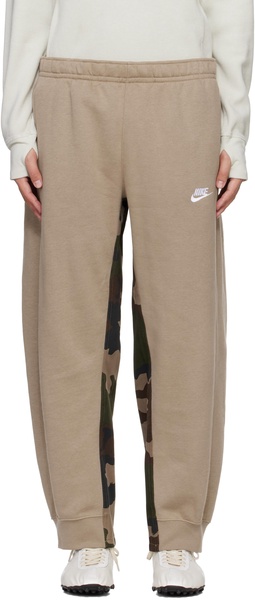 Beige & Khaki Camo 'Overjoggingcamouflague' Sweatpants