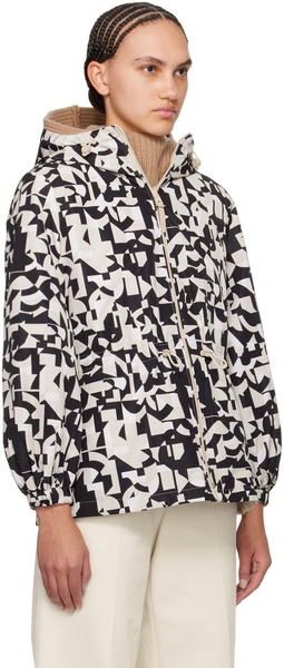 Off-White & Black Delia Reversible Jacket
