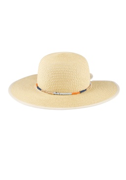 Jessica Simpson Women's Wide Brim Straw Hat