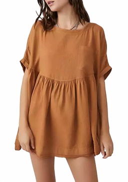 moon city top in bright cider