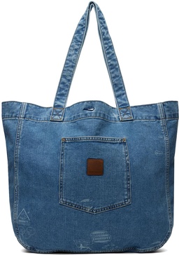 Blue Stamp Tote