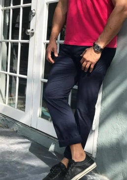 alessio 5-pocket pant in navy