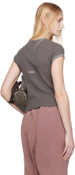 Gray Fitted T-shirt
