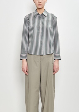 Cotton Clavini Bis Shirt — Pistache