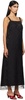Black Football Jacquard Column Maxi Dress