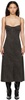 Black Ariel Midi Dress