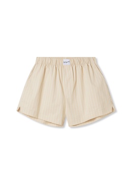 Striped Cotton Shorts