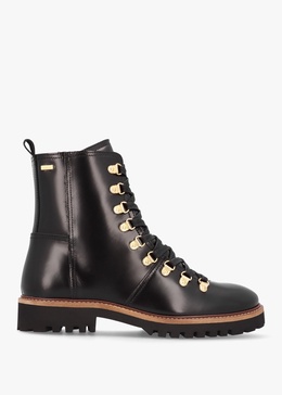 Blake Black Leather Hiker Boots