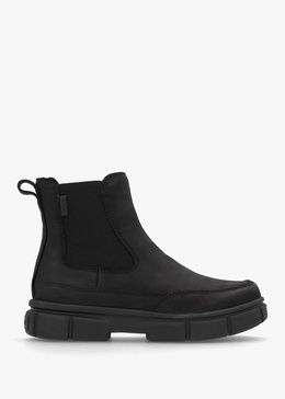Women’s Explorer STRT™ Black Black Leather Chelsea Boots