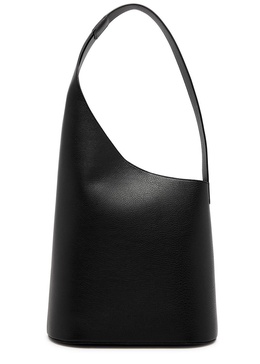 Lune grained leather tote