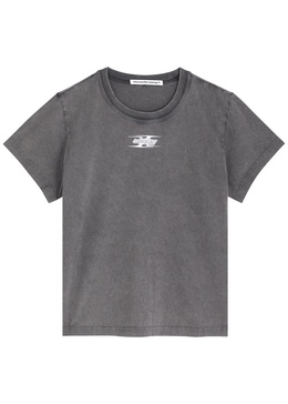 Logo faded cotton T-shirt
