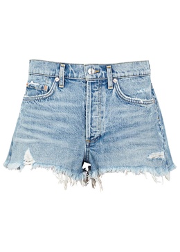 Parker distressed denim shorts