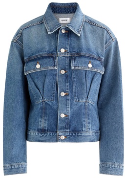 Zyla belted denim jacket