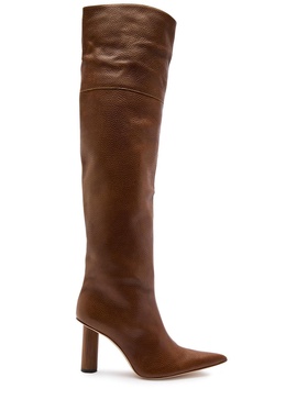 Maya 90 leather over-the-knee boots