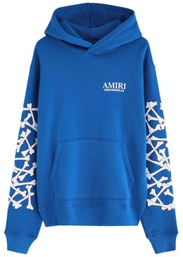 Bones Stacked hooded cotton sweatshirt 