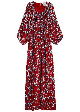 Georgina embellished velvet gown