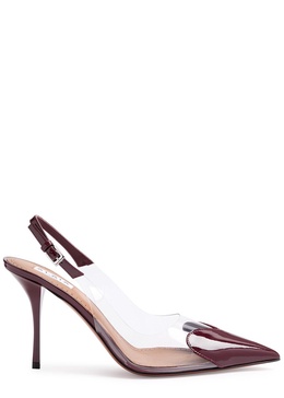 Coeur 100 patent leather slingback pumps