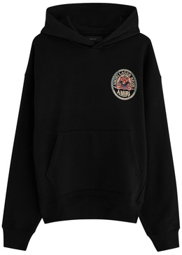 Eagle hooded cotton sweatshirt 