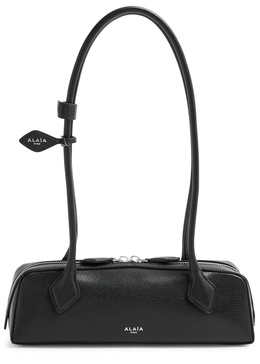Le Teckel small grained leather shoulder bag