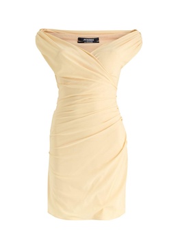 La Robe Rita gathered jersey mini dress