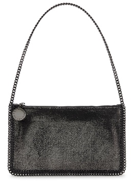 Falabella metallic faux-leather shoulder bag