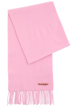 Canada fringed wool scarf