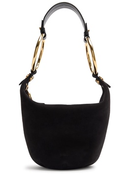 Bracelet small suede shoulder bag