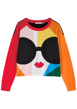 Gleeson Stace Face stretch-wool jumper 
