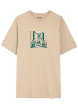 Racer cotton T-shirt