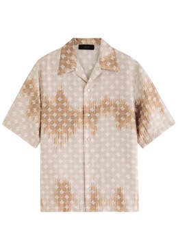 Ma Quad logo-monogrammed silk shirt