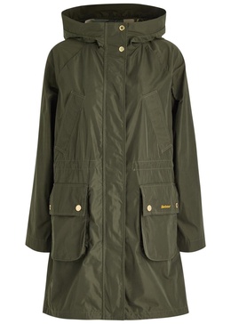 Una hooded shell jacket
