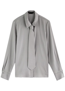 Brady stretch-silk tie shirt