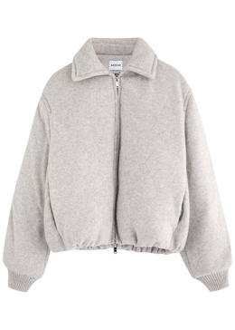 Padded cashmere-blend jacket