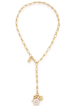 Coin charm chain necklace