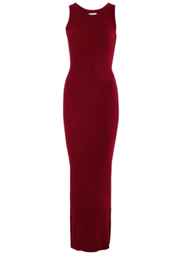 Stretch-knit maxi dress