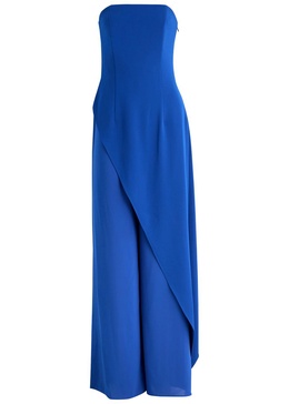 Alondra strapless layered jersey jumpsuit