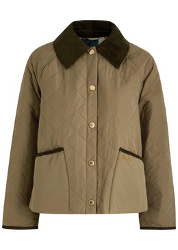 Anise quilted shell jacket