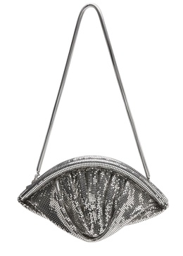 Draped chainmail clutch