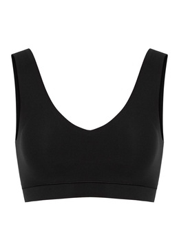 Soft Stretch walnut padded soft-cup bra