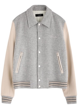 Bones wool-blend varsity jacket