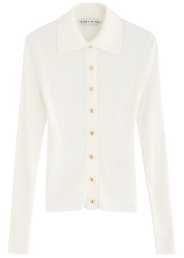 Nealie ribbed-knit shirt
