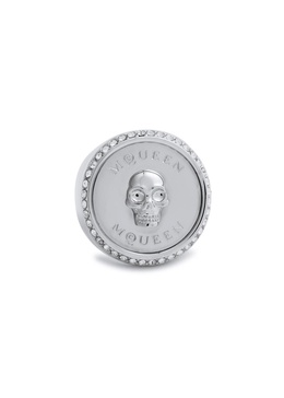 Sovereign Skull crystal-embellished ring