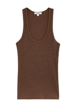Bianca ribbed-knit tank