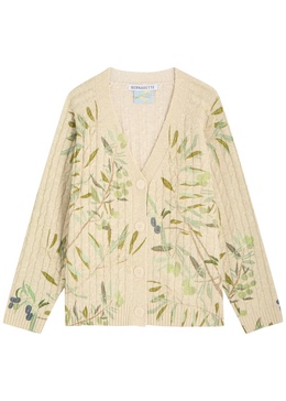 Zuri printed knitted cardigan