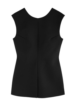 Open-back woven top 